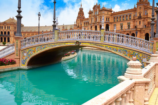 Spanien Sevilla Brücke