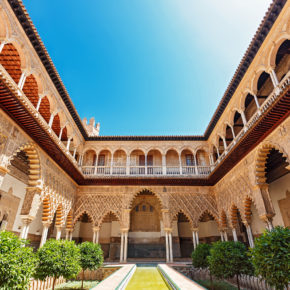 Spanien Sevilla Place of Alcazar