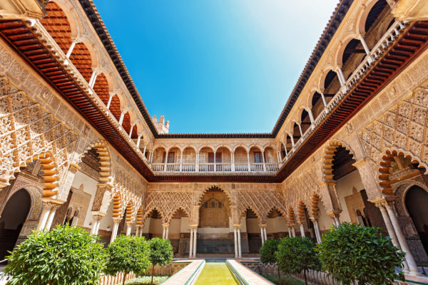 Spanien Sevilla Place of Alcazar