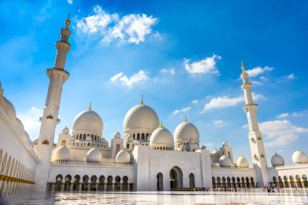 VAE Abu Dhabi große Moschee