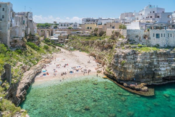 Italien Apulien Polignano Strand