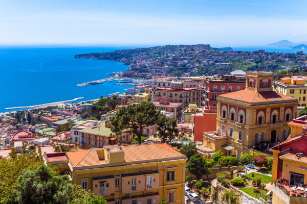 Italien Neapel Panoramablick