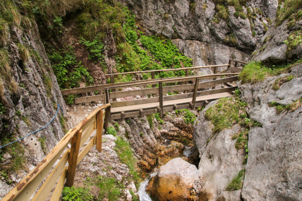 Österreich Silberkarklamm Steg