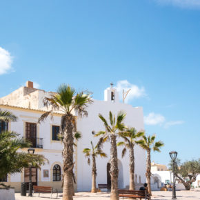Spanien Balearen Formentera Kirche