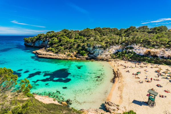 Spanien Mallorca Cala Llombards Strand