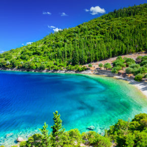 Griechenland Korfu Strandabschnitt