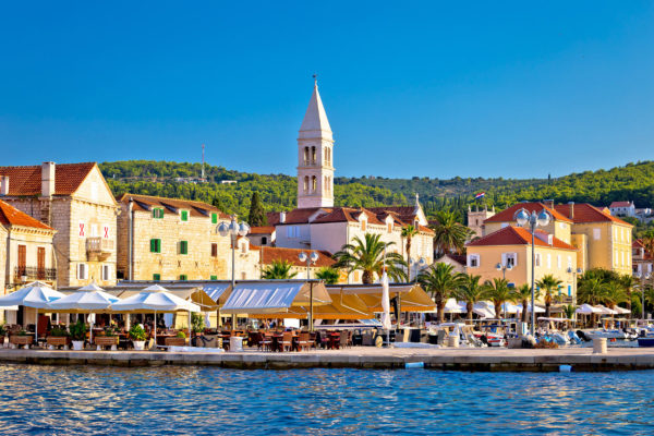 Kroatien Brac Bol Hafen