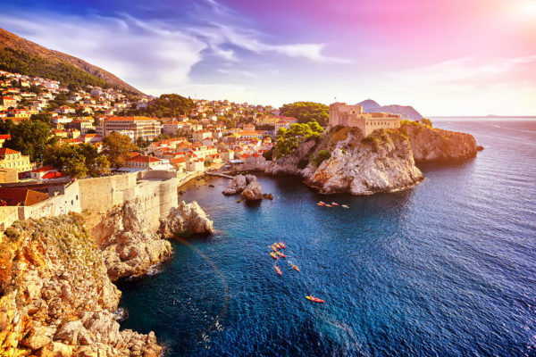 Kroatien Dubrovnik Panorama