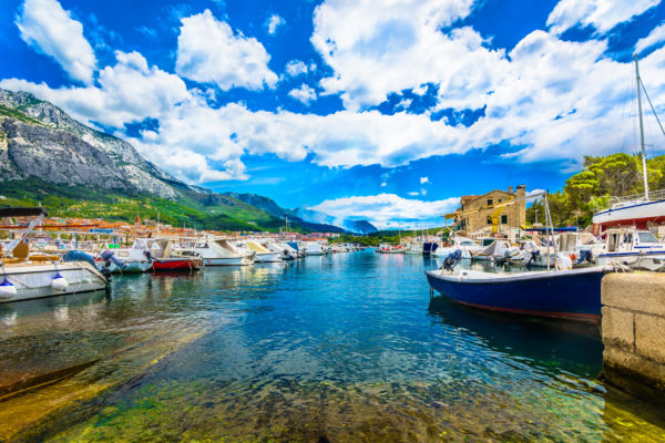 Kroatien Makarska Hafen