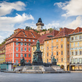 Österreich Graz Hauptplatz