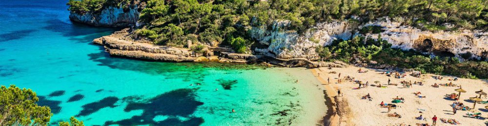 Spanien Mallorca Cala Llombards Strand