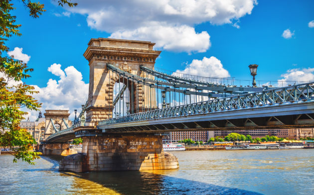 Ungarn Budapest Kettenbrücke