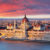 Ungarn Budapest Parlament Sonnenaufgang