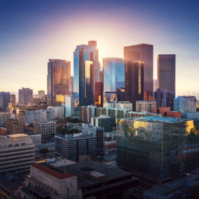 USA Los Angeles Sonnenuntergang