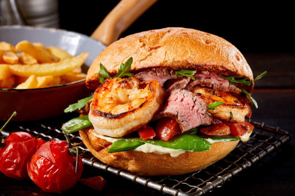 USA Surf and Turf Burger