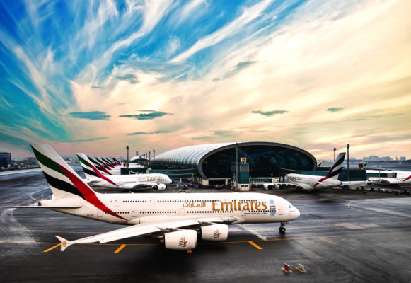 Emirates Flugzeug Dubai