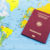 Reisepass Weltkarte