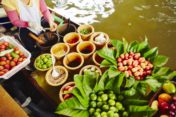 Thailand Markt Boot
