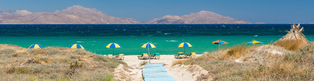 Griechenland Kos Strand Weg Panorama