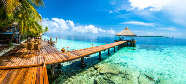 Malediven Wassersteg