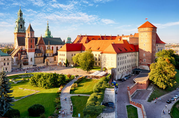 Polen Krakau Burg Wawel