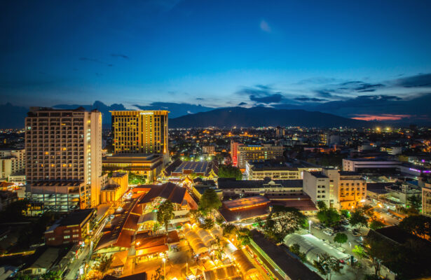 thailand chiang mai skyline