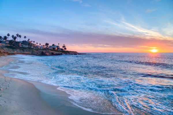 USA San Diego La Jolla Strand