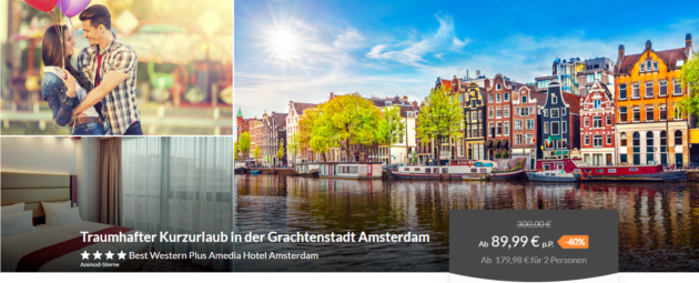 3 Tage Amsterdam Gutschein