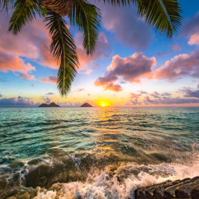 Hawaii Lanikai Sonnenuntergang