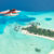 Malediven Insel Flugzeug