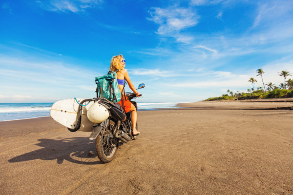 Sri Lanka Motorrad Surfbrett