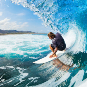 USA Hawaii Surfer Welle