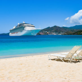 Kreuzfahrt Schiff Strand