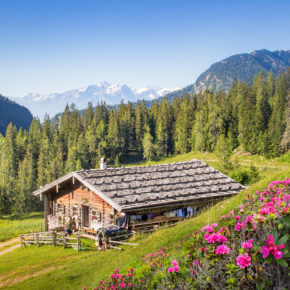 Österreich Salzburg Berghütte