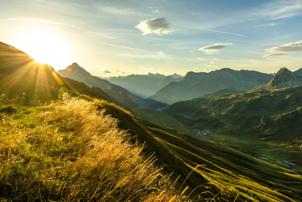 Österreich Vorarlberg Berge