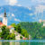 Slowenien Bled See Panorama