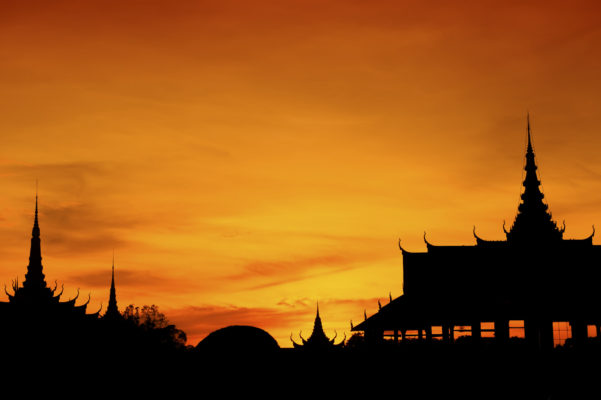 Phnom Penh Sonnenuntergang