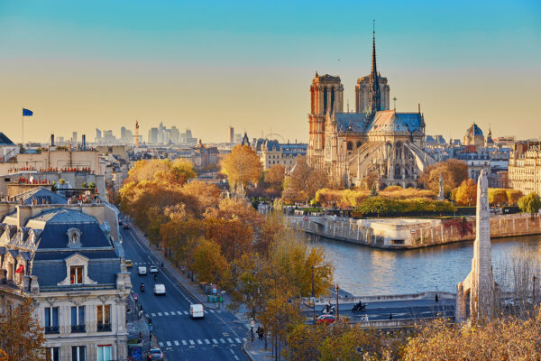 Frankreich Paris herbstlich