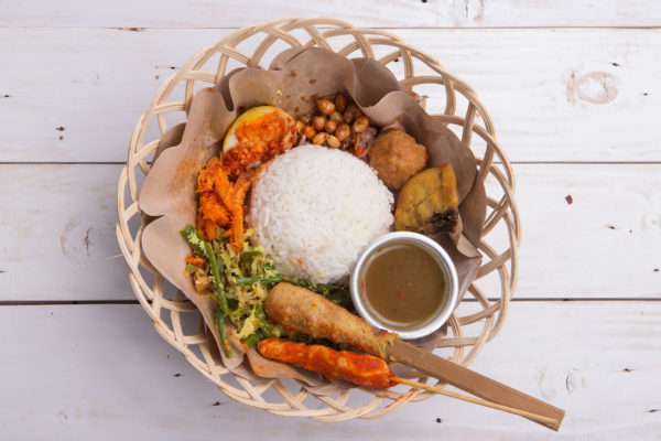 Indonesien Essen Nasi Campur