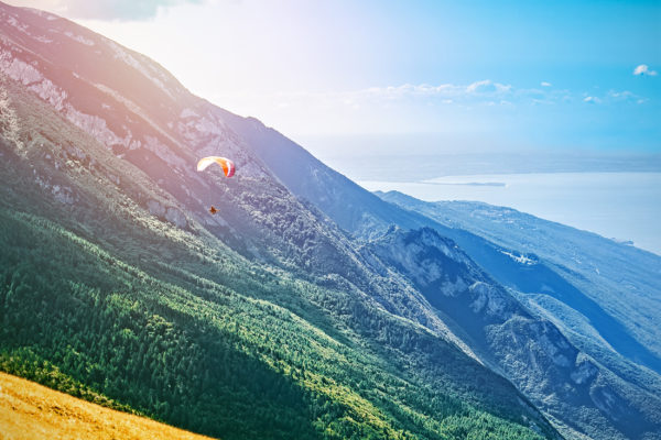 Italien Gardasee Malcesine Paragliding