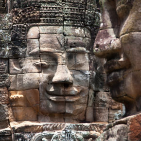 Kambodscha Angkor Wat Skulptur
