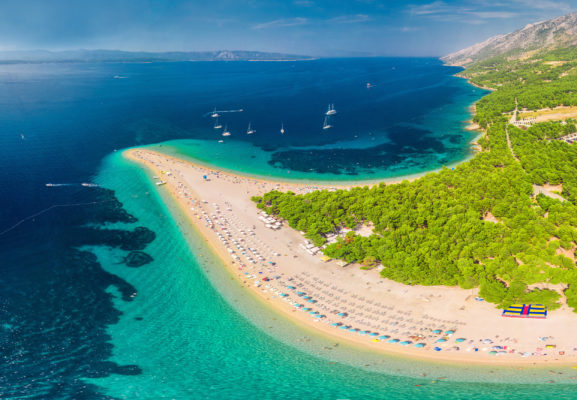 Kroatien Brac Zlatni Rat Beach