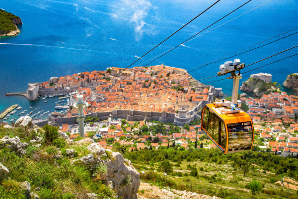 Kroatien Dubrovnik Gondel