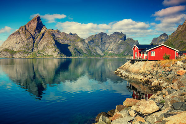 Norwegen Lofoten Haus