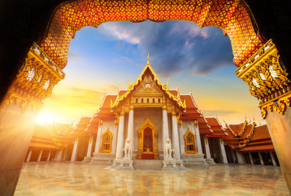 Thailand Bangkok Marble Tempel