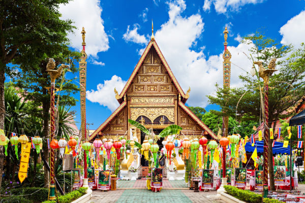 Thailand Chiang Rai Wat Phra Singh