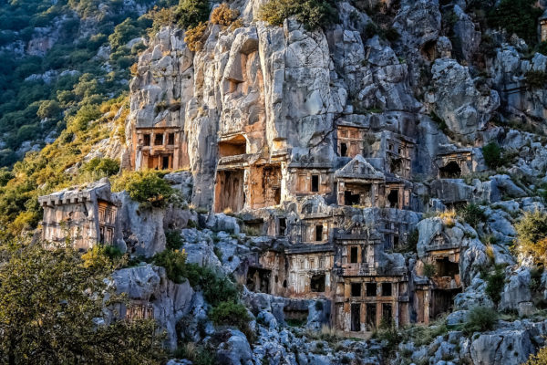 Türkei Myra Felsengräber