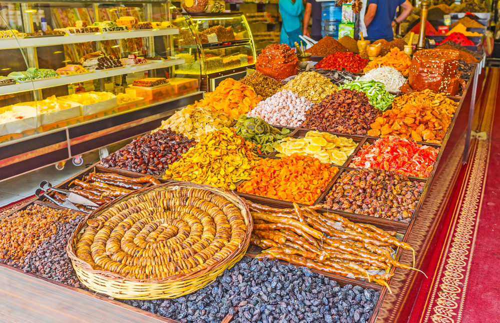 Türkei Side Markt Früchte