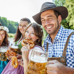 Deutschland Bayern Bier Freunde
