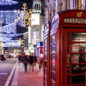 Weihnachtsshopping in London: 3 Tage Winter-Wochenende mit zentralem 3* Hotel & Flug nur 55€